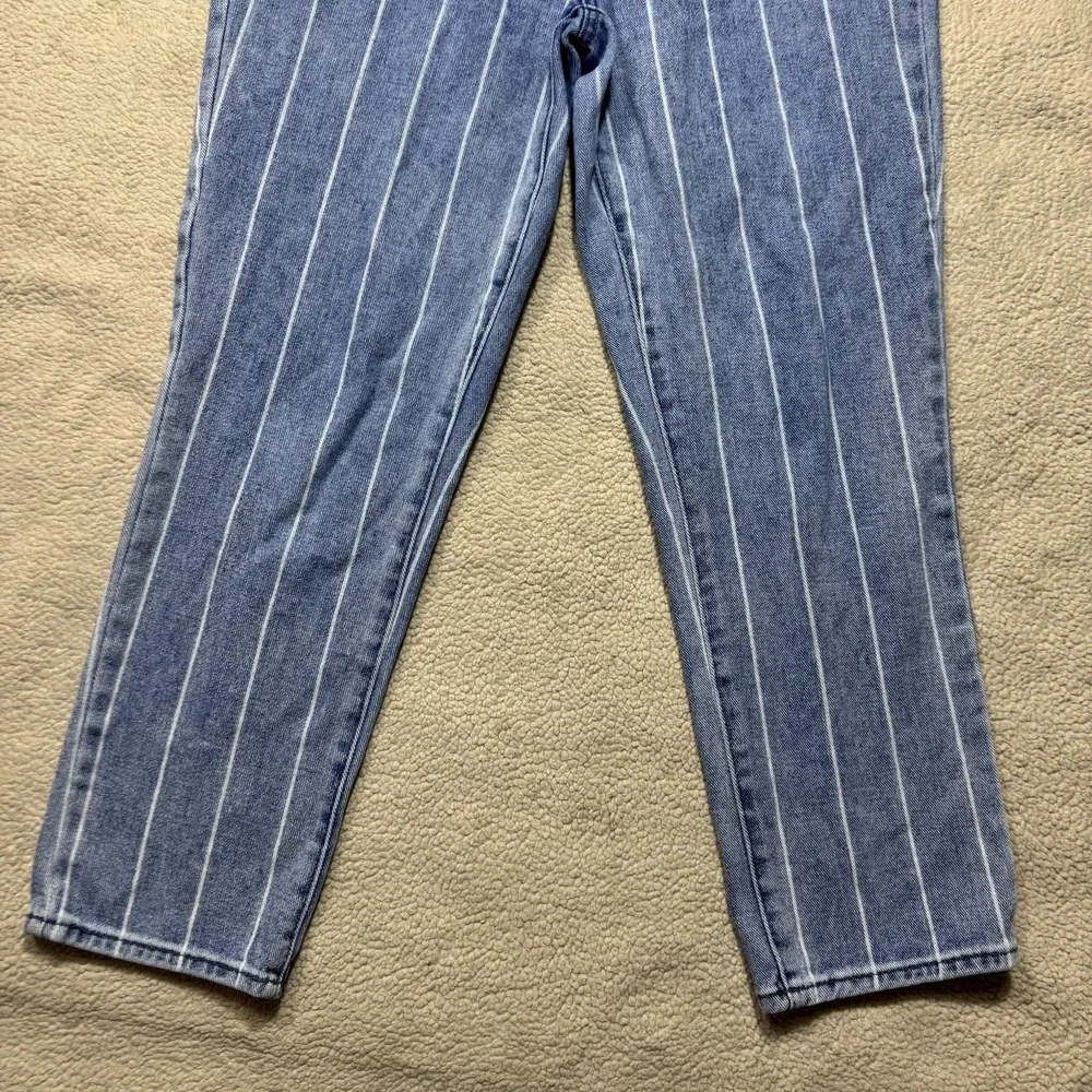 Pacsun Mom Jeans Womens 27 High Rise Pinstripe Relaxed‎ Fit Denim Pants